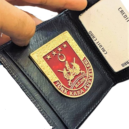 KARA KUVVETLERİ ROZETLİ CÜZDAN