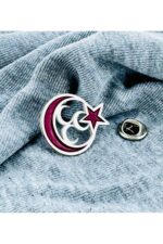 MHP 3 Hilal Ayyıldız 925 Ayar Gümüş Yaka Rozeti