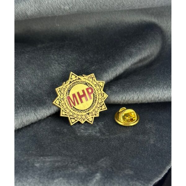 MHP 925 Ayar Gümüş Yaka Rozeti