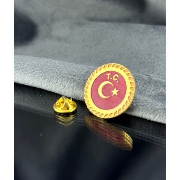 T.C. 925 Ayar Gümüş Yaka Rozeti