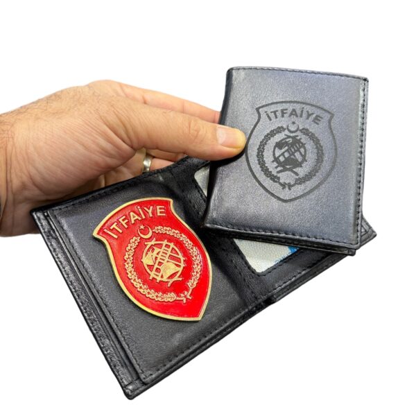 İtfaiye Kırmızı Rozetli Cüzdan