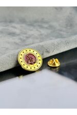 Adalet Bakanlığı Altın Kaplama 925 Ayar Gümüş Yaka Rozeti
