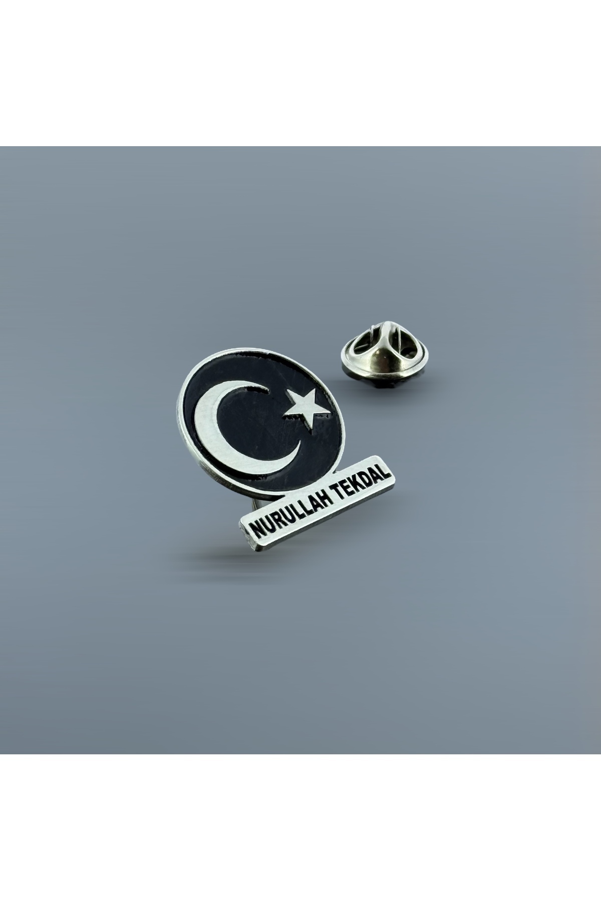 Ayyıldız İsimli 925 Ayar Gümüş Yaka Rozeti Ayyıldız İsimli 925 Ayar Gümüş Yaka Rozeti