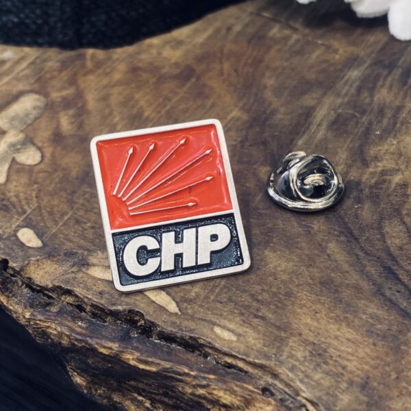 CHP 925 Ayar Gümüş Yaka Rozeti