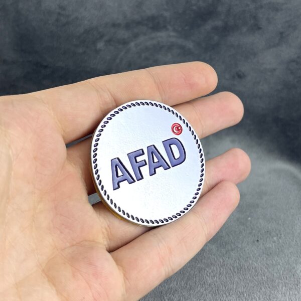 AFAD Demir Cüzdan Rozeti
