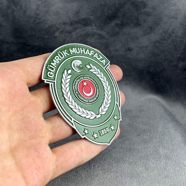 Gümrük Muhafaza Demir Cüzdan Rozeti