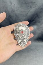 EGM Beyaz Demir Cüzdan Rozeti