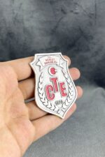 Cte Beyaz Demir Cüzdan Rozeti