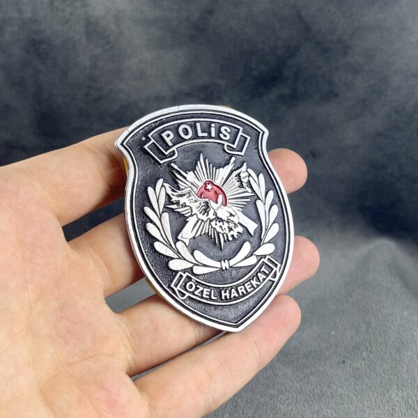 Pöh Polis Özel Harekat Demir Cüzdan Rozeti