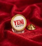 Yeni Parti Altın Kaplama Damla Yaka Rozeti