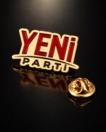 Yeni Parti Özel Kesim Altın Kaplama Yaka Rozeti