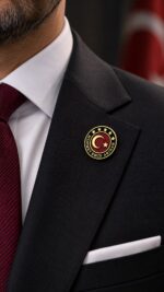 Ay Yıldız Kişiye Özel İsimli Yıldız Detaylı Yaka Rozeti